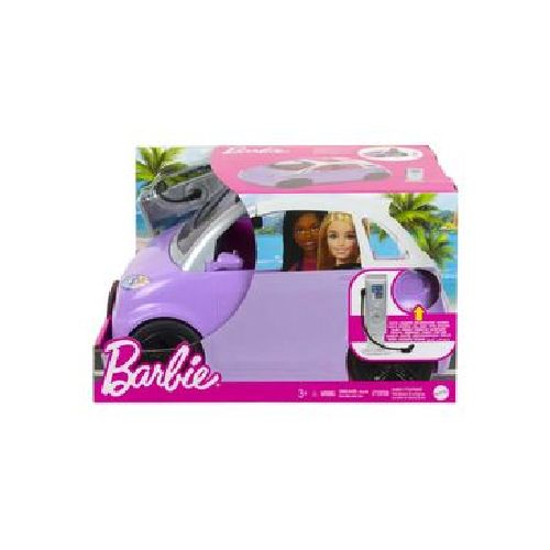 Barbie Mattel Con Vehículo Morado Hjv36