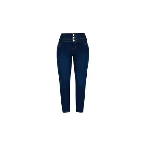 Jeans Case Skinny 3 Botones Para Mujer 52829-A