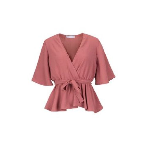 Blusa We 21 Cruzada Con Nudo Para Mujer JA-1348