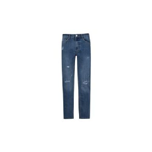 Jeans Estivaneli Deslavado Y Rasgado Para Hombre AXC-24M-6173