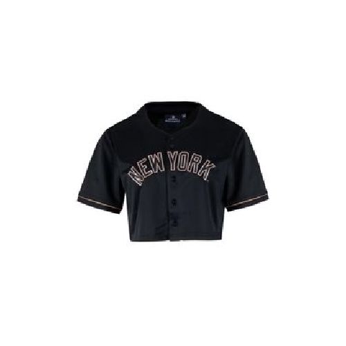 Blusa Top Mlb New York Para Mujer Mlbcj624201Bk1