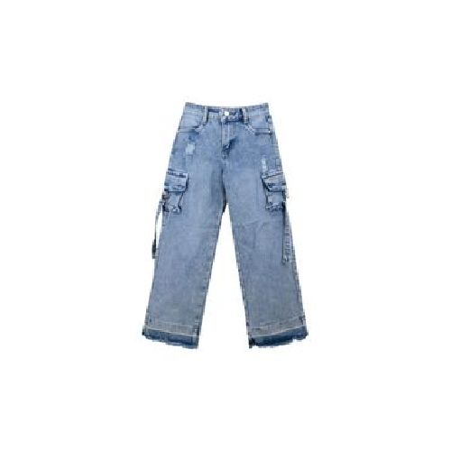 Jeans New Berry Cargo Para Niña N-3553A