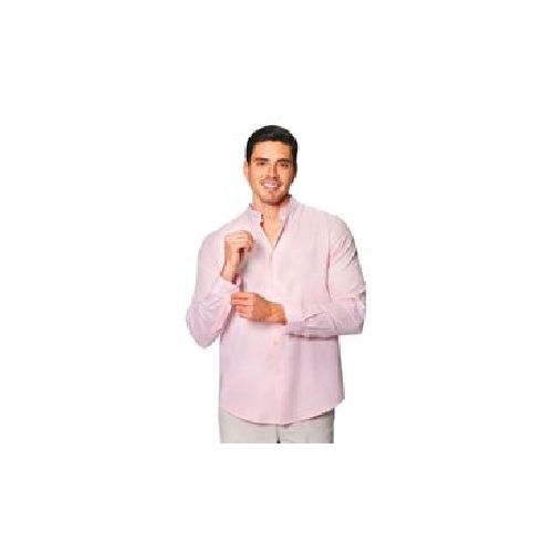 Camisa Bobois Manga Larga Tipo Lino Para Hombre BLINLO-Ros