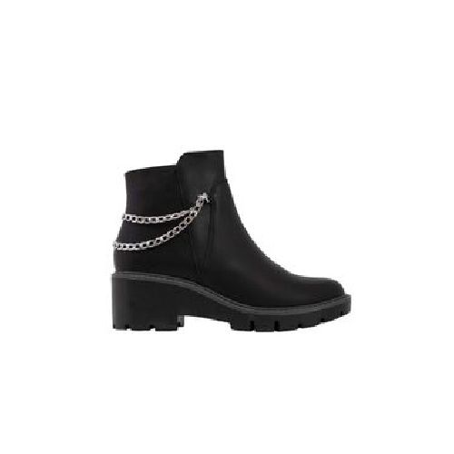 Bota Rodri-San Con Detalle De Cadena Para Mujer 10301