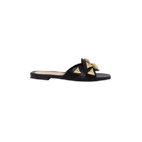 Sandalia Glam Piso Cruzado Studs Para Mujer 351