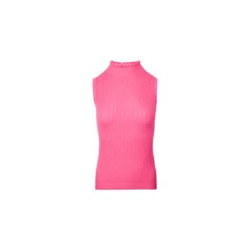 Blusa Crop Uk Tejida Cuello Alto Para Mujer V-66-L