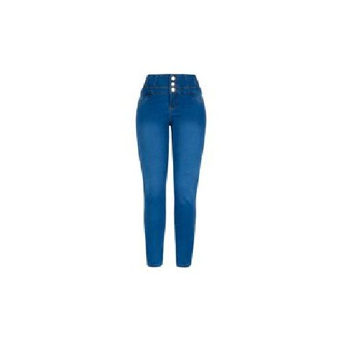 Jeans Case Skinny 3 Botones Para Mujer 52829-B