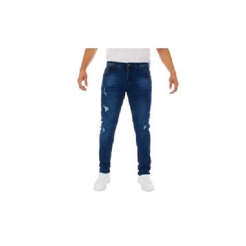 Jeans American Fly Slim Rasgado Para Hombre AFJ-23015