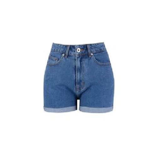 Short Estivaneli Denim Con Dobladillo Para Mujer SHO-4251