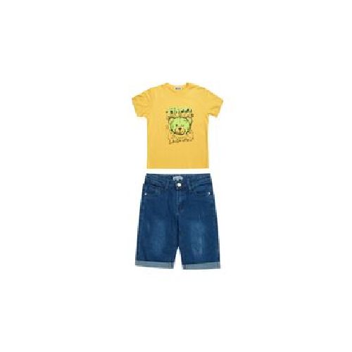 Conjunto Mas Flow Bear Bermuda Para Niño Con-297B