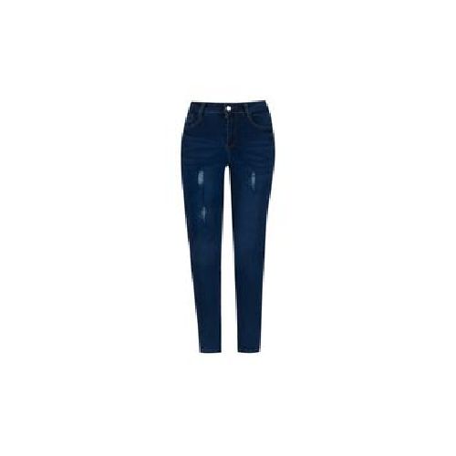 Jeans Capricho Skinny Rasgado Para Mujer CP434