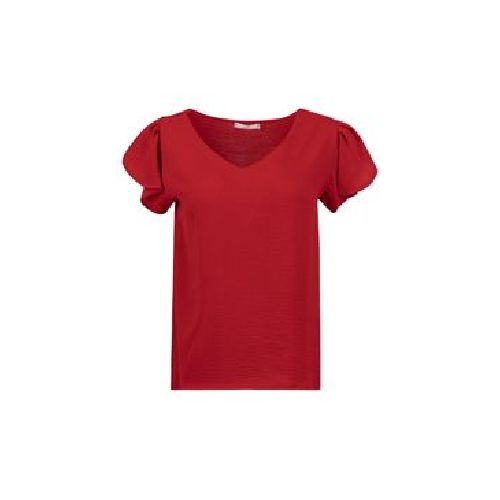 Blusa Top Model Manga Con Holán Para Mujer B-14766