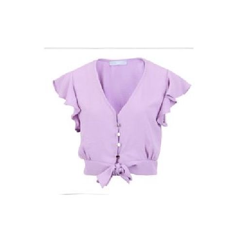 Blusa We 21 Crop Botones Para Mujer RC-423