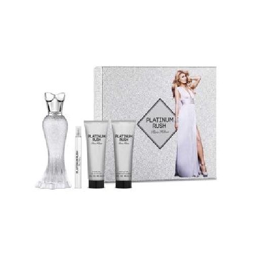 Set Paris Hilton Platinum Rush 100 Ml Gel, Body, Mini Perfume Para Mujer 5793