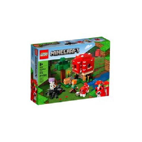 Minecraft Lego La Casa Champiñón Para Niños 21179