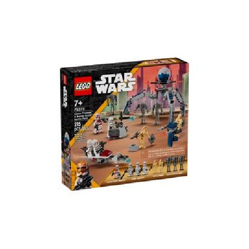 Figura Lego Star Wars Soldado Clon y Droide De Combate Para Niños 75372