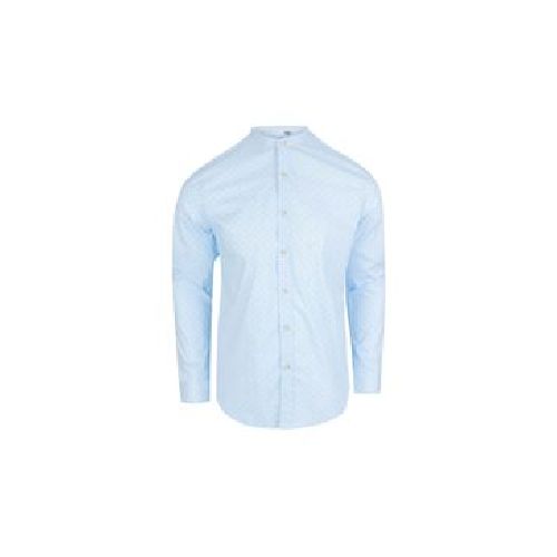 Camisa Estivaneli De Vestir Cuello Mao Para Hombre ZS-100815