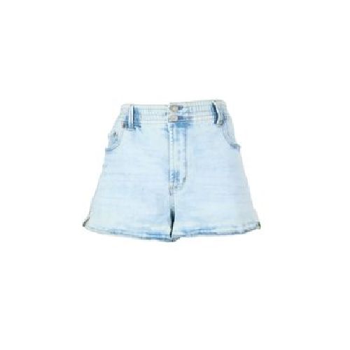 Short We+ Denim Con Resorte En Cintura De Mezclilla Para Mujer