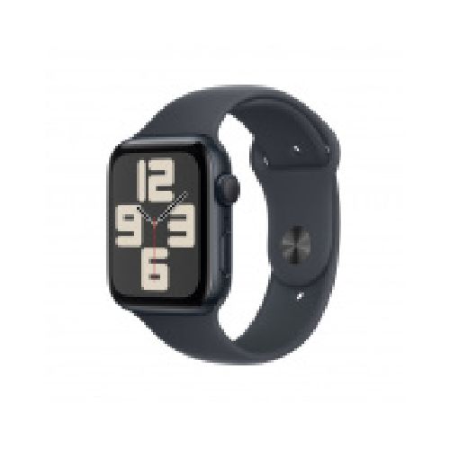 Apple Watch SE GPS, Caja de Aluminio Color Medianoche de 44mm, Correa Deportiva S/M Color Medianoche  