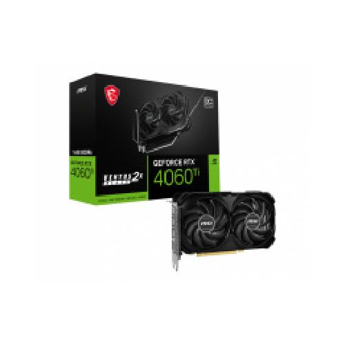 Tarjeta de Video MSI NVIDIA GeForce RTX 4060 Ti VENTUS 2X BLACK 16G OC, 16GB 128-bit GDDR6, PCI Express 4.0  