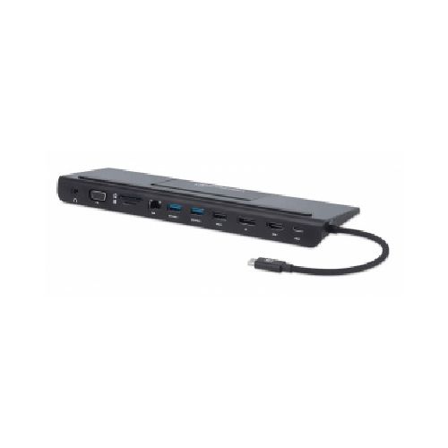 Manhattan Docking Station 153478, 2x USB 3.2, 1x USB 2.0, 1x HDMI,1x RJ-45, Negro  