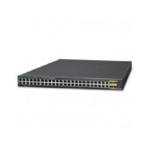 Switch Planet Gigabit Ethernet GS-4210-48T4S, 48 Puertos 10/100/1000Mbps + 4 Puertos SFP, 104 Gbit/s, 16.000 Entradas - Administrable  