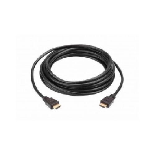 Aten Cable HDMI de Alta Velocidad con Ethernet, HDMI 1.4 Macho - HDMI 1.4 Macho, 4K, 30Hz, 10 Metros, Negro  