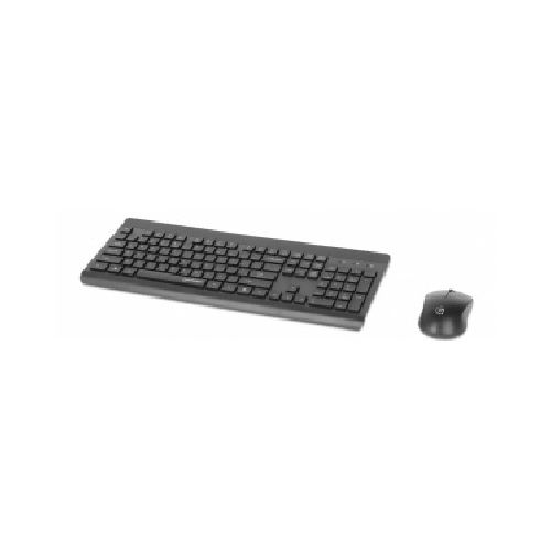 Kit de Teclado y Mouse Manhattan 180771, Inalámbrico, RF Inalámbrico, Negro, Inglés  