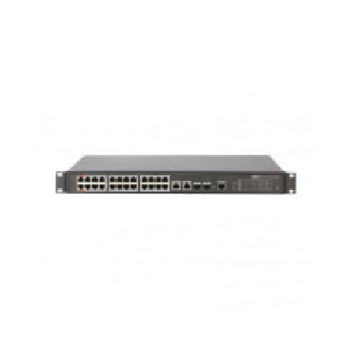 Switch Dahua Fast Ethernet PFS4226-24ET-240, 24 Puertos PoE 10/100Mbps + 2 Puertos SFP, 8.8 Gbit/s, 4.000 Entradas - Administrable  