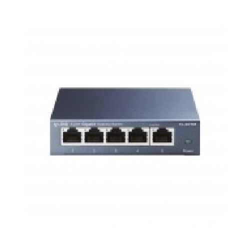 Switch TP-Link Gigabit Ethernet TL-SG105, 5 Puertos 10/100/1000Mbps, 10 Gbit/s, 2.000 Entradas - No Administrable  