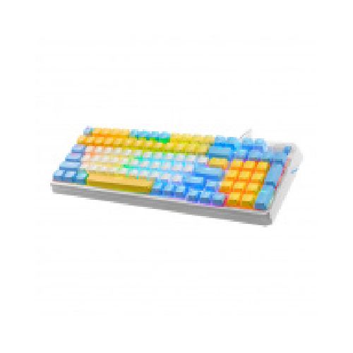 Teclado Gamer Cooler Master CK570 SF6 Chun-Li RGB, Teclado Mecánico, Switch Cherry MX Red, Alámbrico, Blanco (Inglés)  