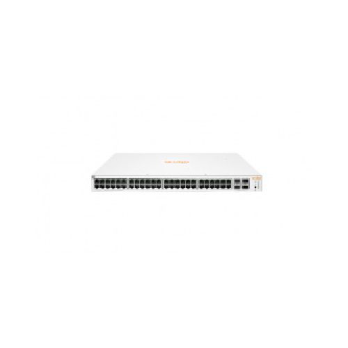 Switch HPE Networking Instant On Gigabit Ethernet 1930, 48 Puertos PoE 10/100/1000Mbps + 4 Puertos SFP+, 370W, 176 Gbit/s, 16.000 Entradas - Administrable  