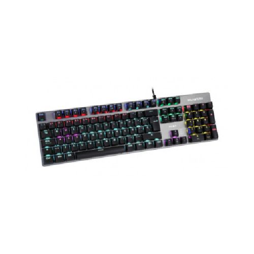  Compra Teclado Gamer Balam Rush RGB Alámbrico Plata/Negro Español BR-929653 | Cyberpuerta.mx