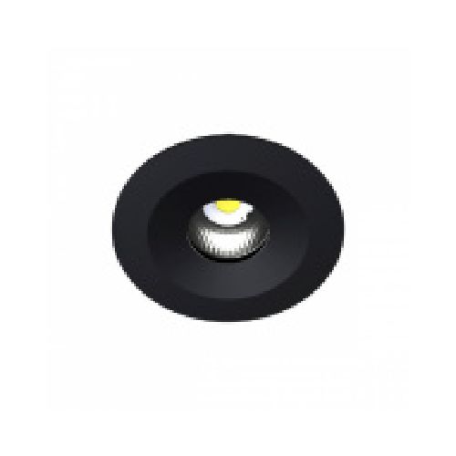 Tecnolite Lámpara LED para Techo Empotrable Steam, Interiores, Luz de Día, 9W, 720 Lúmenes, Negro  