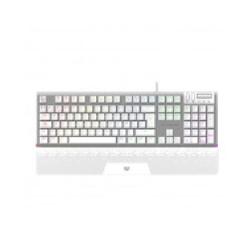 Teclado Gamer Balam Rush Dominate Expert GK979 RGB, Switch MX Red, Alámbrico, Blanco (Español)  