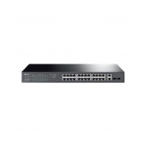 Switch TP-Link Gigabit Ethernet TL-SG1428PE, 28 Puertos PoE 10/100/1000 (24x PoE+) + 2 Puertos SFP, 56 Gbit/s, 8 Entradas - Administrable  