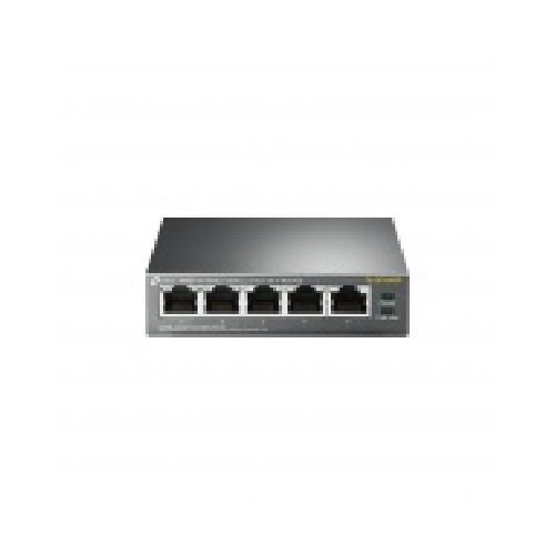 Switch TP-Link Fast Ethernet TL-SF1005P, 5 Puertos 10/100Mbps (4x PoE), 1 Gbit/s, 2000 Entradas - No Administrable  