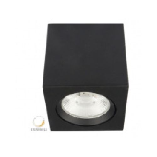 Tecnolite Lámpara LED para Techo Asterope I, Regulable, Interiores, Luz Suave Cálida, 20W, 1850 Lúmenes, Negro, para Iluminación Comercial  