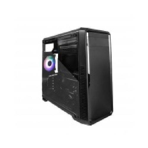 Gabinete Game Factor CSG300, Full Tower, ATX/Micro-ATX/Mini-ITX, USB 2.0/3.0, sin Fuente, 1 Ventilador Instalado, Negro   