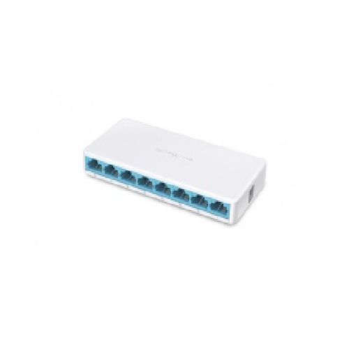 Switch Mercusys Fast Ethernet MS108, 8 Puertos 10/100Mbps, 1.6 Gbit/s - Administrable  