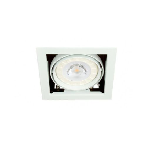 Tecnolite Lámpara para Techo Empotrable Arco I, Interiores, 50W, Base G53, Blanco, para Casa - No Incluye Foco  