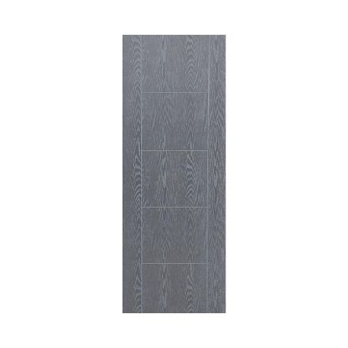 Puerta Tambor HDF Lucerna Gris Grafito Texturizada 80 x 213 cm  