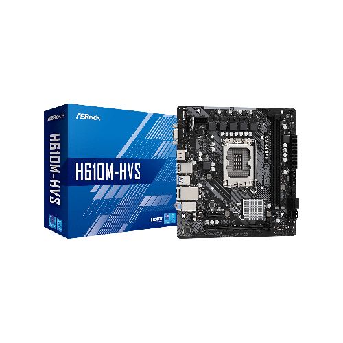 TARJETA MADRE ASROCK H610M-HVS 1700 2xDDR4 MATX  