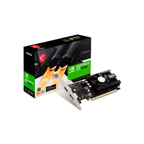 TARJETA DE VIDEO MSI NVIDIA GT 1030 4GB GDDR4 DP1.4 HDMI2.0B C/BRACKET BAJO PERFIL  