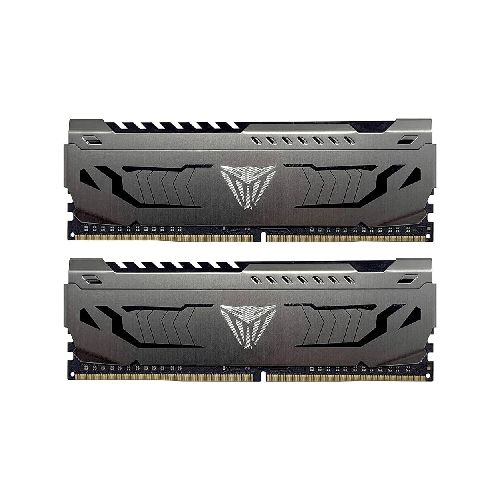 MEMORIA RAM PATRIOT VIPER STEEL 32GB DDR4 (2X16GB) 3200MHZ CL16 GRIS PVS432G320C6K  