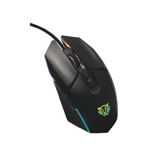 MOUSE GAMER ALAMBRICO BALAM RUSH ACTECK RGB 12000 DPI HELIUM COLOR NEGRO BR-931410  