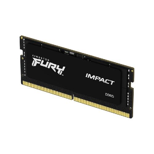 MEMORIA RAM KINGSTON FURY IMPACT SODIMM 16GB DDR5 (1X16GB) 6000MHZ CL38 NON-ECC XMP KF560S38IB-16  