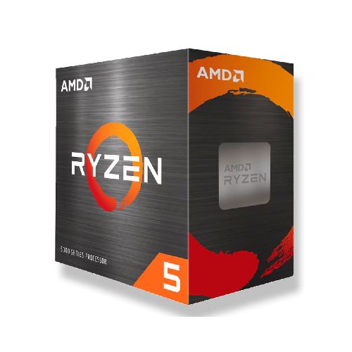 PROCESADOR AMD (100-100001584BOX) RYZEN 5 5600T AM4 6 CORE 3.5 GHZ 65W SIN GRAFICOS C/VENT STEALTH  