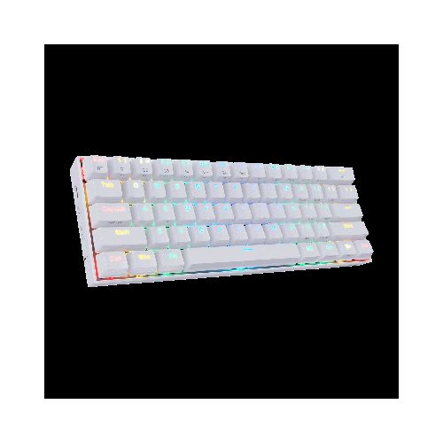 TECLADO MECANICO REDRAGON DRACONIC BLANCO 60% SWITCH CAFE K530W-RGB  