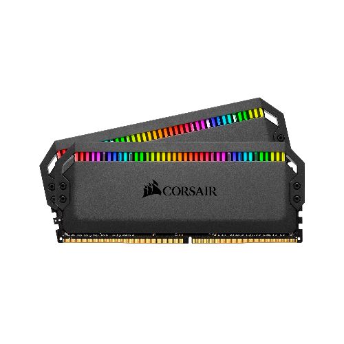 MEMORIA RAM CORSAIR 16GB (2X8GB) DDR4 3200MHZ DOMINATOR PLATINUM RGB CMT16GX4M2C3200C16  